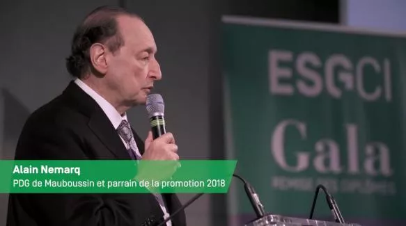 Alain Némarq Mauboussin(梦宝星)首席执行官 2018届教父