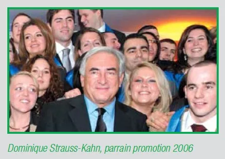 Dominique Strauss-Kahn 国际货币基金组织主席兼前部长 2006届教父